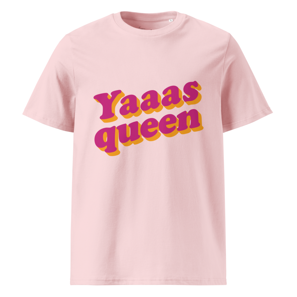 queen unisex organic cotton t shirt