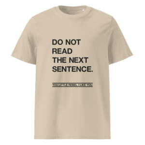 unisex organic cotton t shirt